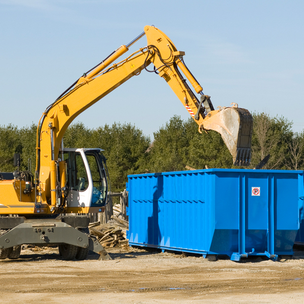 what are the rental fees for a residential dumpster in Wheatland